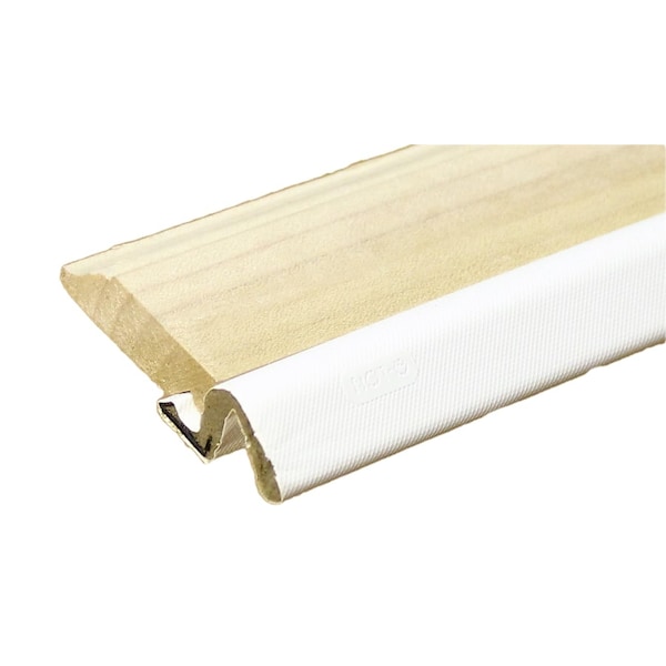 Randall Colonial Pattern Door Stop Set, with (White) Q-Lon Weatherstrip Top and Sides WV-98-WH - main